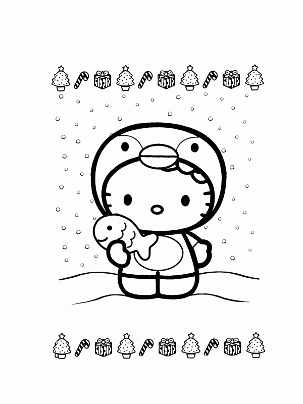 Hello Kitty kolorowanki